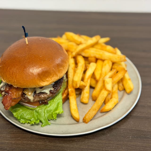 Bacon Bleu Burger.