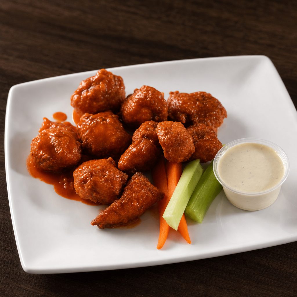 Hand Breaded Boneless.