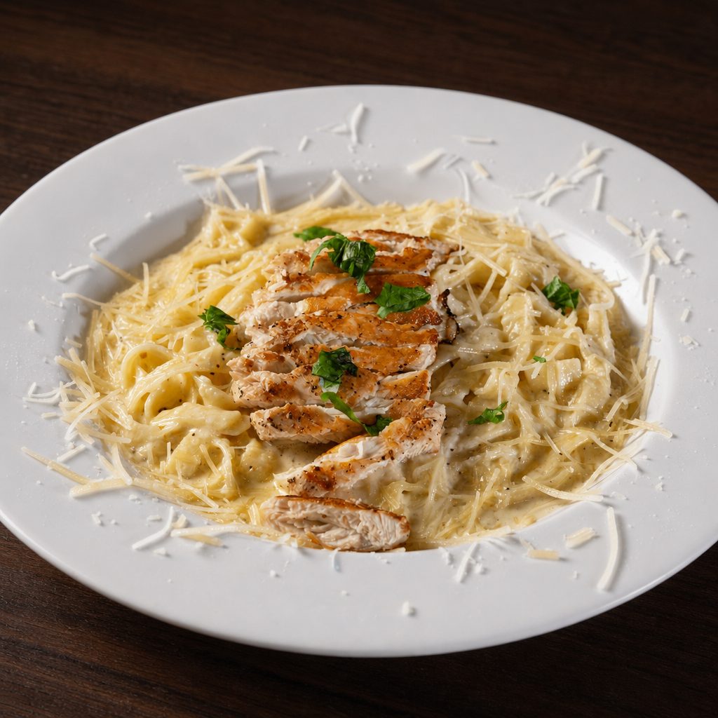 Fettuccine Alfredo.
