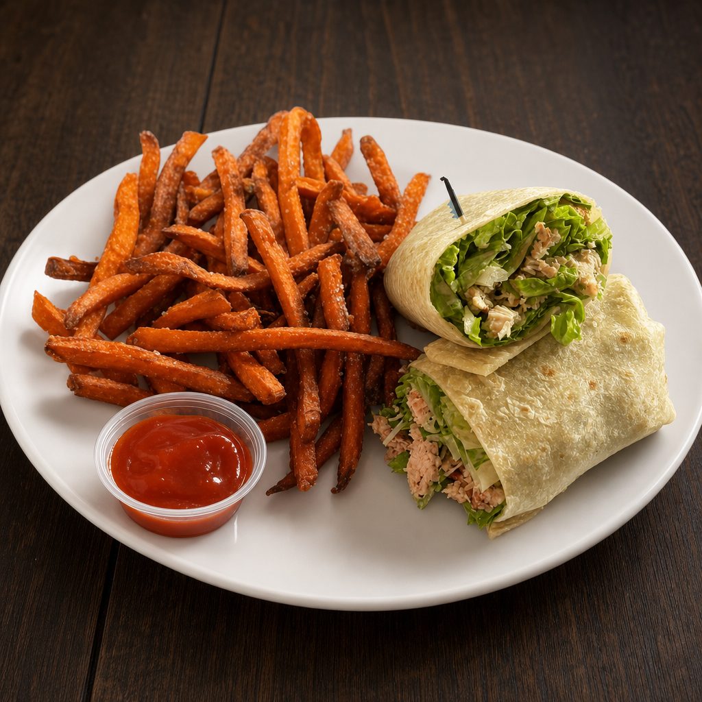 Chicken Caesar Wrap.