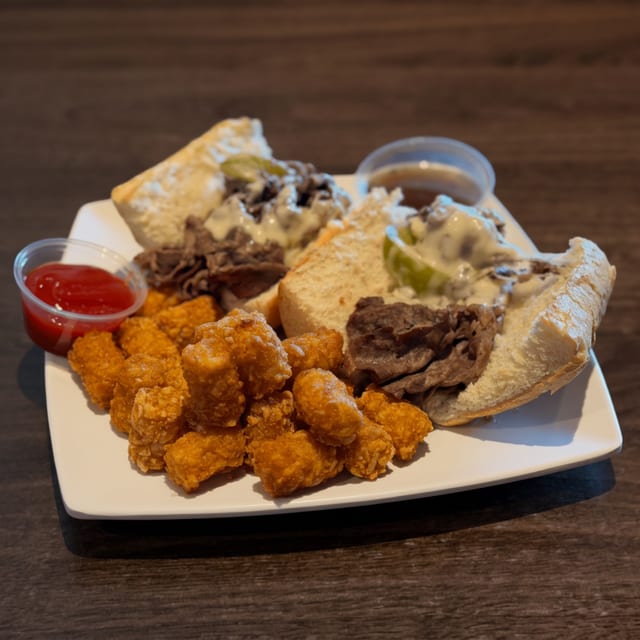 Italian Beef Dip Sandwich.