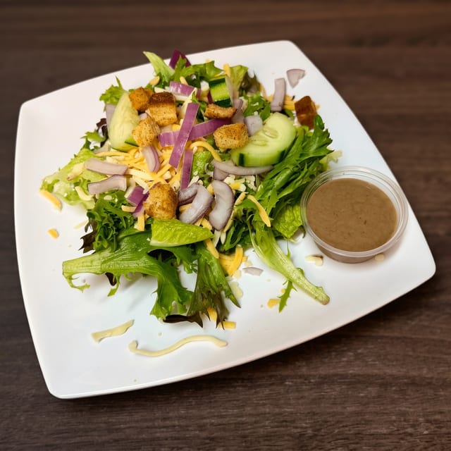 Caesar or Garden Salad.