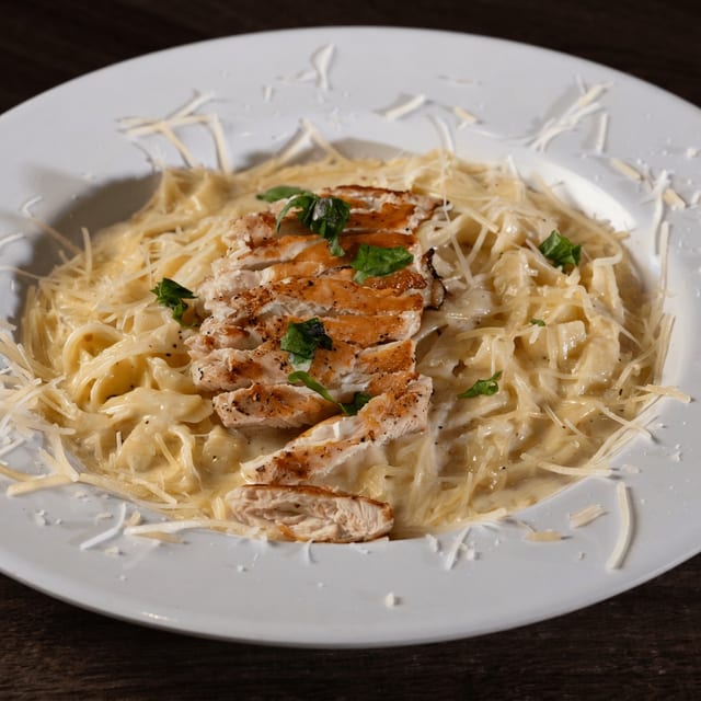 Fettuccine Alfredo.