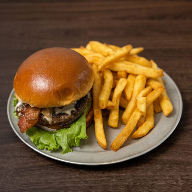 Bacon Bleu Burger.