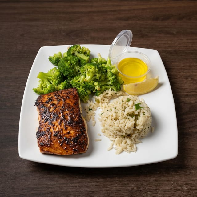 Grilled Salmon.