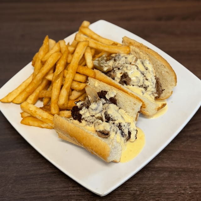 Philly Steak Sandwich.