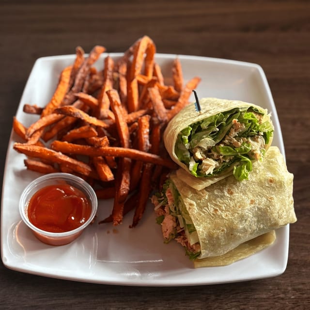 Chicken Caesar Wrap.
